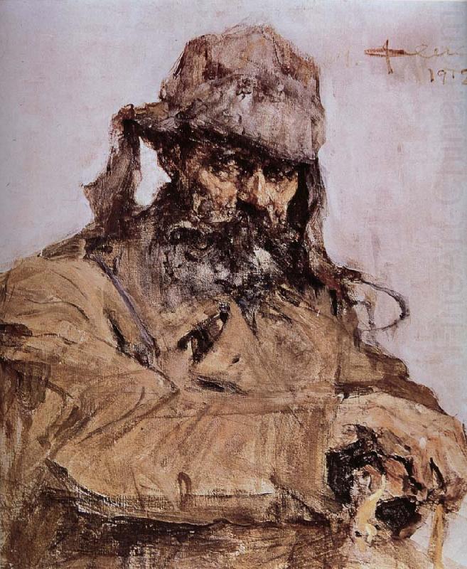The Portrait of Artist-s Father, Nikolay Fechin